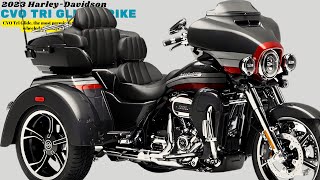 CVO Tri Glide The Most Premium ThreeWheeled Motorcycle  2023 HarleyDavidson CVO Tri Glide Trike [upl. by Nocam]