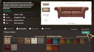 How to use our Timeless Chesterfields online Customiser [upl. by Ruthy788]