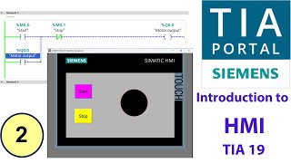 TIA Portal tutorial how to connect HMI to PLC  SIEMENS PLC Programming tutorial for beginners [upl. by Letnoj]