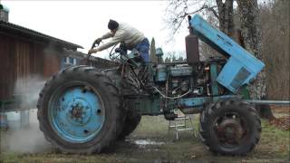 Belarus MTZ82 restoration project Part 1  Removing the Old Cab and Cleaning [upl. by Asle]