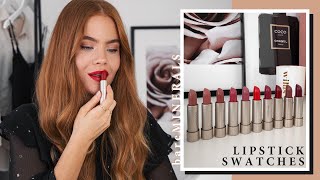 bareMinerals MINERALIST HydraSmoothing Lipstick Review amp Swatches [upl. by Gereld969]