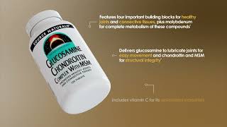 Source Naturals® Glucosamine Chondroitin Complex with MSM Product Information Commercial [upl. by Nohsyt]