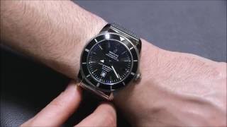 Breitling SuperOcean Heritage 46 Watch Review  aBlogtoWatch [upl. by Jacobson]