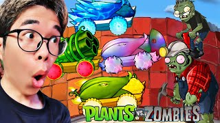 DÀN PHÁO MỚI CỦA TÔI SAN BẰNG TẤT CẢ ZOMBIE CHỈ TRONG 1 GIÂY   Plants vs Zombies 8  UPDATE [upl. by Ayian]