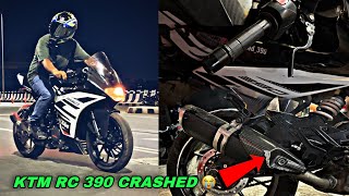 Crashed KTM RC390 😭  1st KTM RC 390 with Cruise Control in INDIA 🇮🇳 [upl. by Eelyma52]