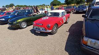 Retro Rides Gathering 2024 Mallory Park Race Track England Modified Cars Custom Hot Rat Rod [upl. by Hey]