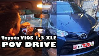 Toyota Vios 13 XLE MT Pov Drive going to Torogi Kapi Baguio City [upl. by Anhsirk]