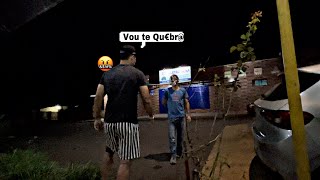 URGENTE 🚨 ENCONTREI COM O HATER DE NOVO  Dessa vez deu briga🤬 [upl. by Odracer]