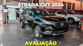 NOVA FIAT STRADA 2024 VOLCANO 13 AT  REVIEW COMPLETO [upl. by Pennie33]