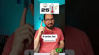 Easy Beginner Portuguese  🌡️🔥 Vamos falar de temperaturas em português learnportuguese [upl. by Seafowl]