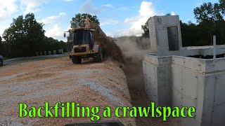 Backfilling The 9000sq ft Crawlspace [upl. by Heisser]