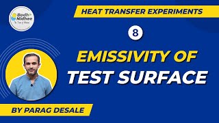 8 Emissivity of a Test Surface l Radiation Heat Transfer Experiment [upl. by Yelsgnik219]