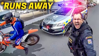 ANGRY amp COOL COPS vs BIKERS  POLICE vs MOTORCYCLE 2023 [upl. by Sirej]