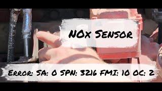 Error Code SA 0 SPN 3216 FMI 10 OC 2  Intake NOx Sensor  Cummins X15 Engine [upl. by Allicsirp475]