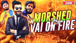 Free Fire BR Rank Grandmaster Push  One Tap King 👑 Morshed Vai is Live [upl. by Aztilem9]