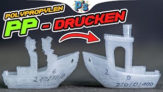 WIE DRUCKE ICH POLYPROPYLEN Tutorial  Druckbetthaftung [upl. by Eynobe907]