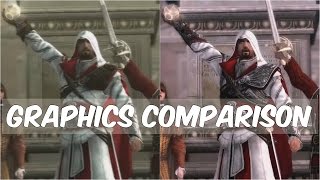 Assassins Creed The Ezio Collection Remastered vs Old games  Graphics Comparison [upl. by Enelyaj]