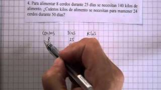 Proporcionalidad Compuesta 04 [upl. by Lyrahc]