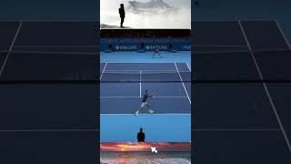 Powerful forehand NO87 Roger Federer Top 100 tennis rogerfederer usopen [upl. by Ardnossac492]