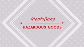 How to identify hazardous goods when sending by courier [upl. by Gierk]