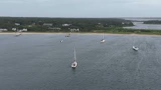 Edgartown Harbor anchorage [upl. by Ajax]