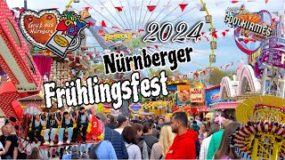 Jede Menge Nervenkitzel pur  Nürnberger Frühlingsfest 2024  Clip by CoolKirmes [upl. by Karmen]