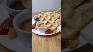 How to easily make Churros in the waffle maker churros shorts recipe [upl. by Amapuna291]