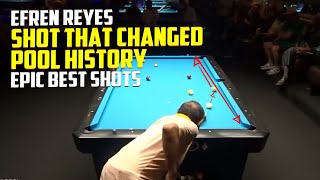 Efren Reyes Best Shots The Efren Reyes Shot That Changed Pool History and Best Shots Compilation [upl. by Raffaello235]