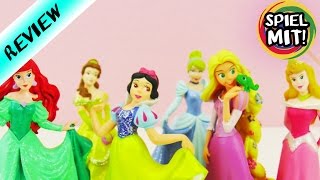 5 X DISNEY PRINZESSINNEN FIGUREN  Schneewittchen Arielle Aurora Cinderella Belle Rapunzel [upl. by Ecenaj367]