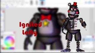 FnafTjocR Ignited Lefty SpeedEdit [upl. by Ploss887]