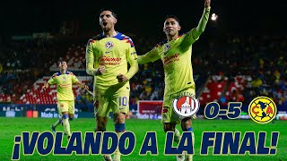 AMÉRICA GOLEA AL SAN LUIS Y SE METE A LA FINAL LIGA MX SEMIFINALES IDA APERTURA 2023  EN ZONA FUT [upl. by Kaazi509]