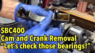 SBC400 Cam amp Crank Removal [upl. by Acimahs345]