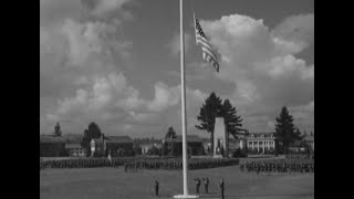 Retreat Ceremony from The Bugle Sounds 1942 [upl. by Christan]