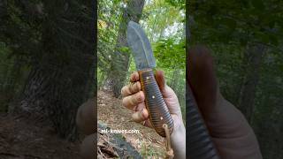 Heritage Nessmuk knife with textured corn cob grip [upl. by Nurat710]