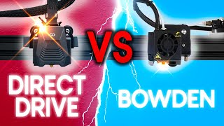 Quelle est la différence entre le DIRECT DRIVE et le BOWDEN en IMPRESSION 3D [upl. by Imojean]