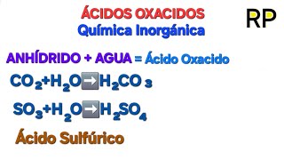 Ácidos Oxacidos Química 1 [upl. by Onahpets]