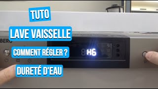 Tuto  Réglage dureté deau Lave Vaisselle 10S44DSAD929C 972744 Valberg [upl. by Caresse809]