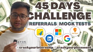 Guaranteed Internship and Placement Challenge  45 Days  Referrals FREE [upl. by Mintz]