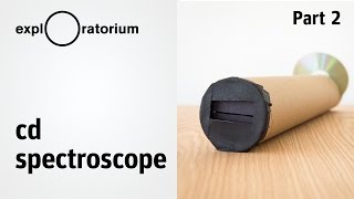 How to build your own CD Spectroscope  Science Snacks activity [upl. by Ause]