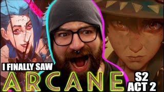 I FINALLY SAW ARCANE LEAGUE OF LEGENDS SEASON 2 ACT 2  EP 46 REACTION amp BREAKDOWN [upl. by Alesram]