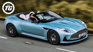 FIRST DRIVE 671bhp Aston Martin DB12 Volante – World’s Most Beautiful New Car [upl. by Reltuc]