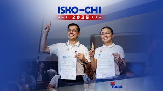 Yorme Isko Moreno Domagoso and Chi Atienza officially files their COC for mayor and vice mayor [upl. by Hurd336]