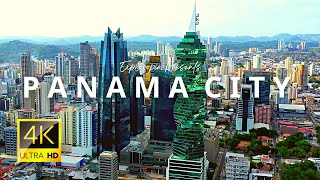 Panama City Panama 🇵🇦 in 4K ULTRA HD 60FPS Video by Drone [upl. by Nolrah]