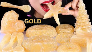 ASMR KOHAKUTO MUKBANG GOLD DESSERTS EATING SOUNDS 코하쿠토 먹방 황금 골드 디저트 이팅 사운드 먹방 [upl. by Nivak716]