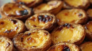 PASTELES DE BELÉM RECETA CASERAPASTELES DE NATAPASTEIS DE NATA [upl. by Aiym]