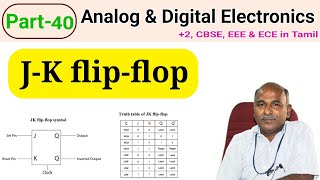 JK Flipflops in tamil Digital Electronics [upl. by Emmye]