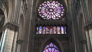 Inside Reims Cathedral Cathédrale NotreDame de Reims Reims ChampagneArdenne NE France [upl. by Allianora]