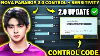 🔥New NOVA PARABOY 20 Sensitivity Code 2022Nova Paraboy Control Code Pubg amp Paraboy Sensitivity [upl. by Sibyl743]