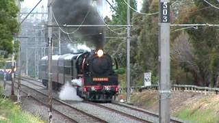 R761 Glenroy Bank Melbourne Steamrail [upl. by Theta]