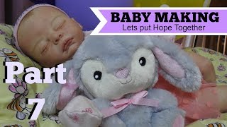 Part 7 Newborn Reborn Baby Painting  Lets Put Hope Together [upl. by Linskey]